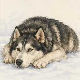 ленивая собака