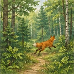 лес